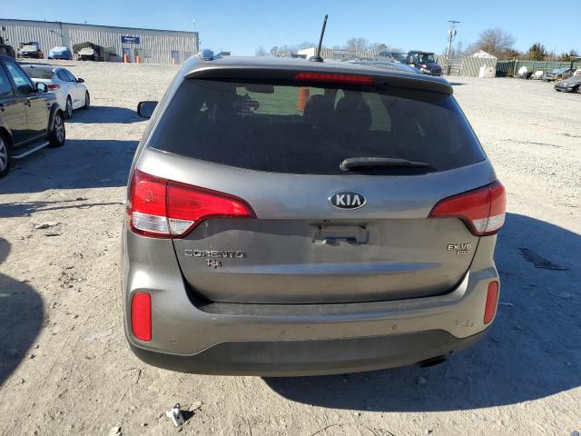 5XYKU4A73EG429733 - 2014 KIA SORENTO EX GRAY photo 6