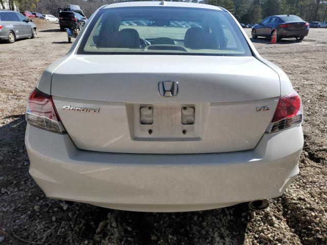 1HGCP36899A025785 - 2009 HONDA ACCORD EXL WHITE photo 6