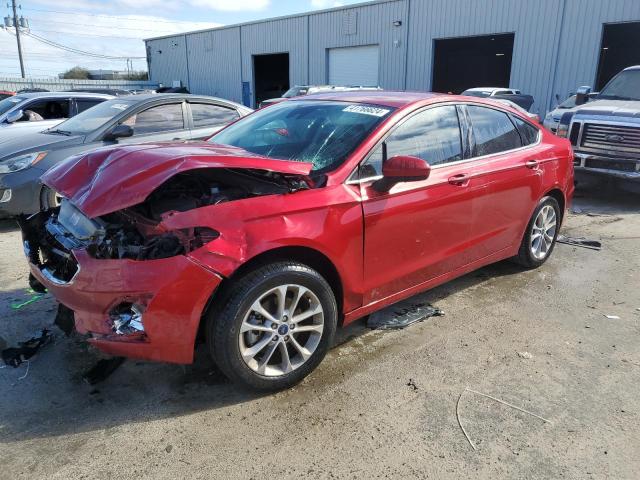 3FA6P0HD7LR104377 - 2020 FORD FUSION SE MAROON photo 1