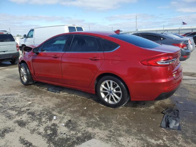 3FA6P0HD7LR104377 - 2020 FORD FUSION SE MAROON photo 2