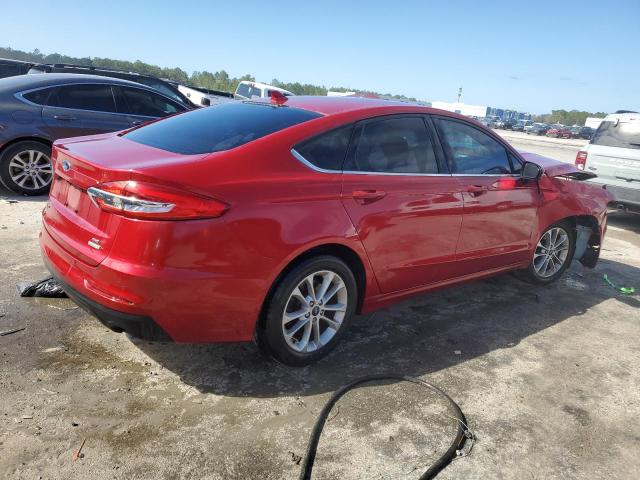 3FA6P0HD7LR104377 - 2020 FORD FUSION SE MAROON photo 3