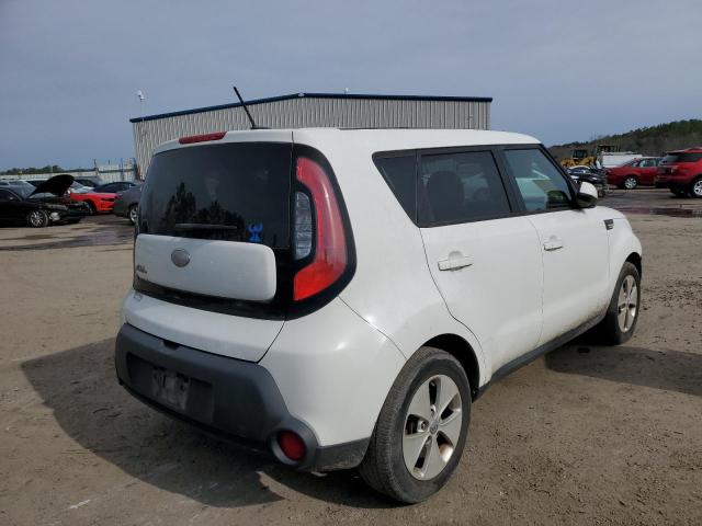 KNDJN2A28E7747264 - 2014 KIA SOUL WHITE photo 3