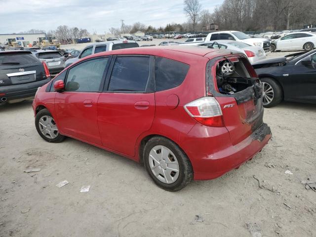 JHMGE8H38DC074380 - 2013 HONDA FIT RED photo 2