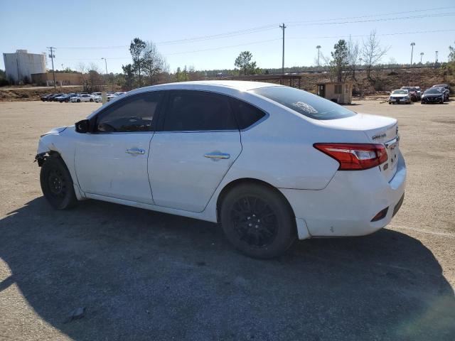 3N1AB7AP3KY408085 - 2019 NISSAN SENTRA S WHITE photo 2