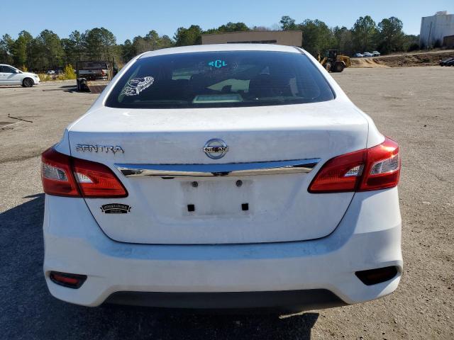 3N1AB7AP3KY408085 - 2019 NISSAN SENTRA S WHITE photo 6