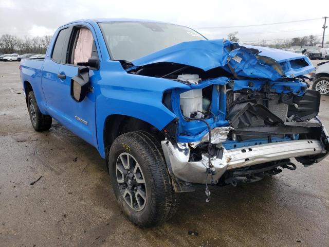 5TFUY5F19MX994569 - 2021 TOYOTA TUNDRA DOUBLE CAB SR/SR5 BLUE photo 1