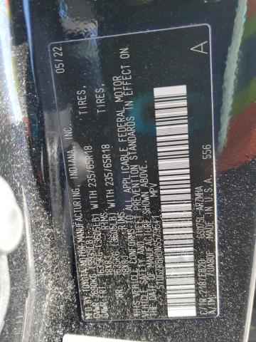 5TDGZRBH0NS579541 - 2022 TOYOTA HIGHLANDER XLE 黑色 照片 14