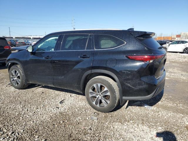5TDGZRBH0NS579541 - 2022 TOYOTA HIGHLANDER XLE 黑色 照片 2