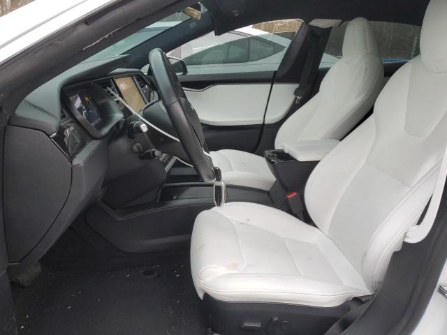 5YJSA1E27LF401170 - 2020 TESLA MODEL S WHITE photo 7