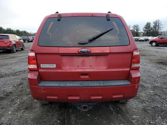 1FMCU0C77BKC09197 - 2011 FORD ESCAPE XLS RED photo 6