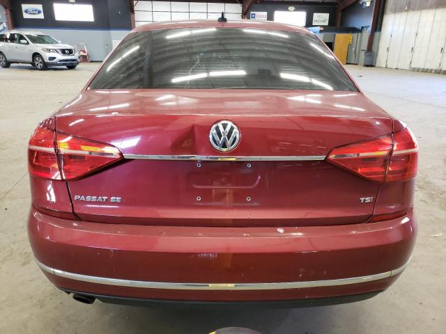 1VWBT7A30GC016349 - 2016 VOLKSWAGEN PASSAT SE RED photo 6