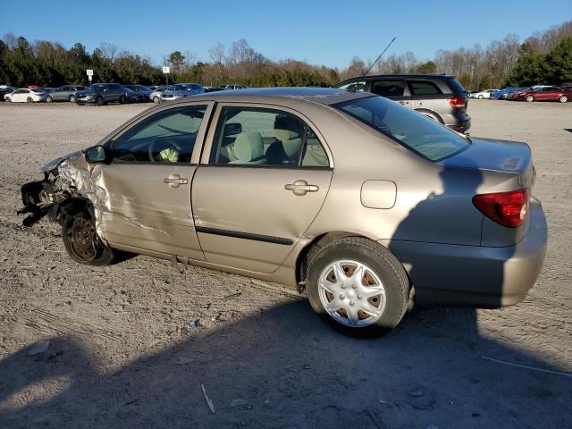 2T1BR32E47C716473 - 2007 TOYOTA COROLLA CE BEIGE photo 2