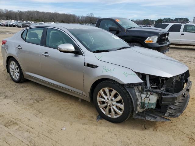 5XXGN4A72EG328027 - 2014 KIA OPTIMA EX SILVER photo 4