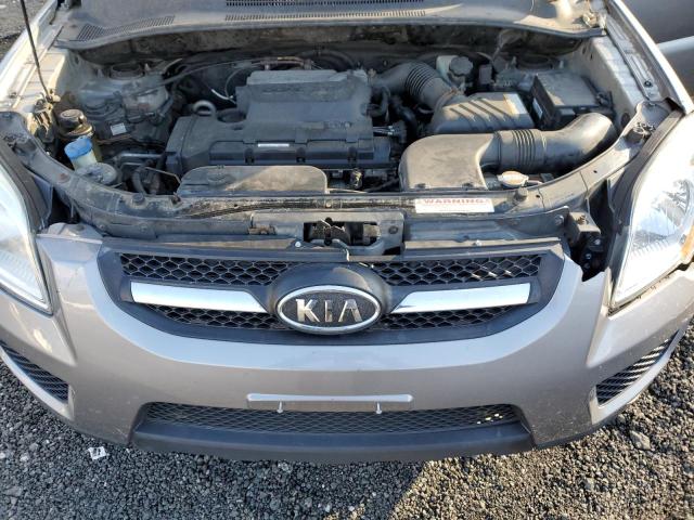 KNDJF724997555898 - 2009 KIA SPORTAGE LX GRAY photo 12