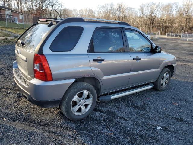 KNDJF724997555898 - 2009 KIA SPORTAGE LX GRAY photo 3