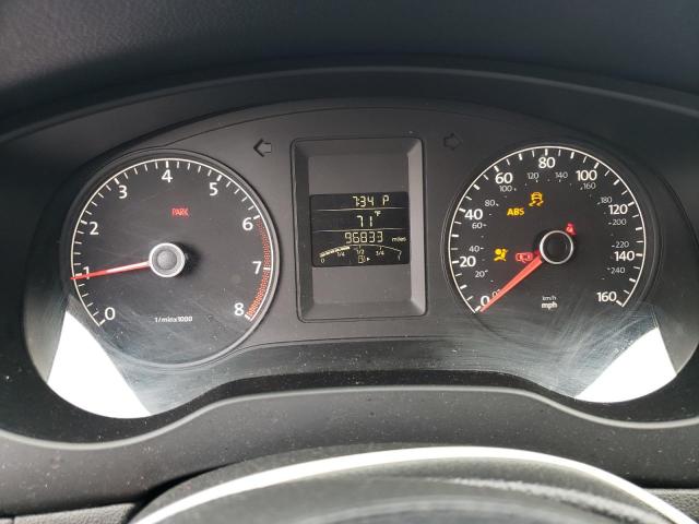 3VW2K7AJ8CM345309 - 2012 VOLKSWAGEN JETTA BASE GRAY photo 9