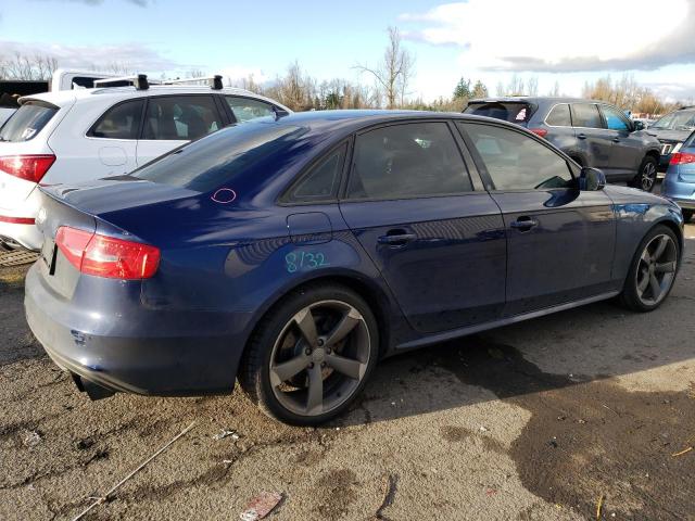 WAUBGAFL4EA113833 - 2014 AUDI S4 PREMIUM PLUS BLUE photo 3