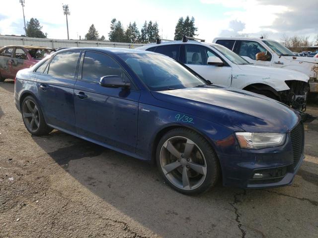 WAUBGAFL4EA113833 - 2014 AUDI S4 PREMIUM PLUS BLUE photo 4