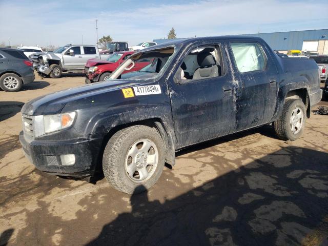 5FPYK1F24CB451649 - 2012 HONDA RIDGELINE RT BLUE photo 1