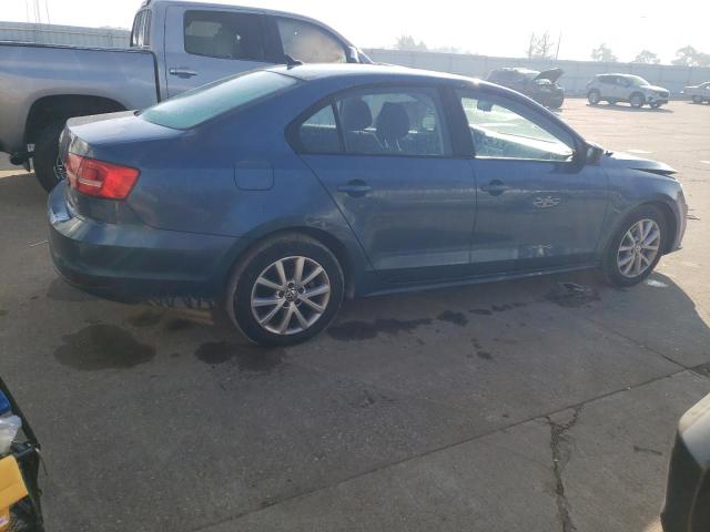 3VWB17AJXFM258082 - 2015 VOLKSWAGEN JETTA SE BLUE photo 3