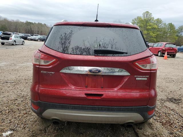 1FMCU0J93GUA90869 - 2016 FORD ESCAPE TITANIUM RED photo 6