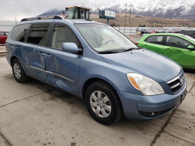 KNDMC233776025592 - 2007 HYUNDAI ENTOURAGE GLS BLUE photo 4