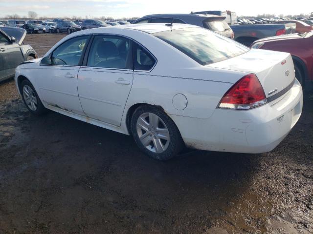 2G1WA5EK2B1149931 - 2011 CHEVROLET IMPALA LS WHITE photo 2