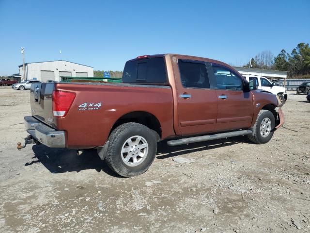 1N6AA07BX4N580033 - 2004 NISSAN TITAN XE BROWN photo 3