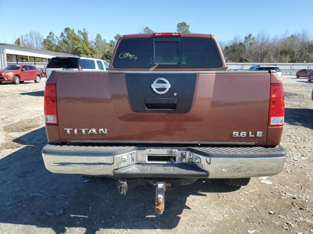 1N6AA07BX4N580033 - 2004 NISSAN TITAN XE BROWN photo 6