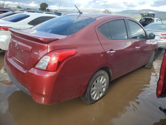 3N1CN7AP8KL828387 - 2019 NISSAN VERSA S RED photo 3