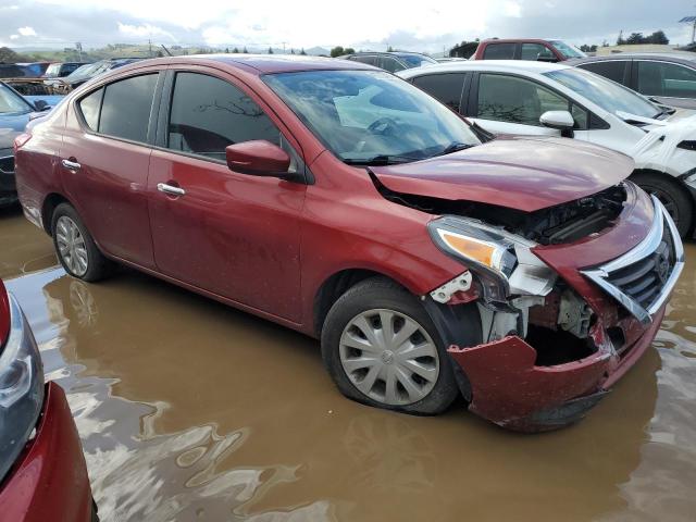 3N1CN7AP8KL828387 - 2019 NISSAN VERSA S RED photo 4