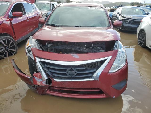 3N1CN7AP8KL828387 - 2019 NISSAN VERSA S RED photo 5