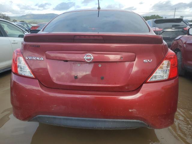 3N1CN7AP8KL828387 - 2019 NISSAN VERSA S RED photo 6