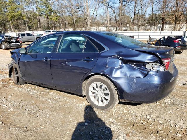 4T4BF1FK6GR573950 - 2016 TOYOTA CAMRY LE BLUE photo 2