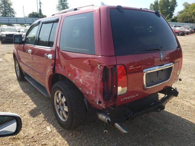 5LMEU78H53ZJ20091 - 2003 LINCOLN AVIATOR 红色 照片 3