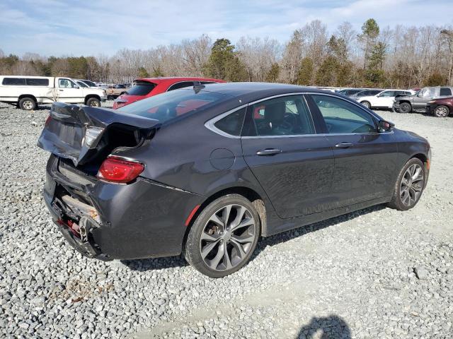 1C3CCCCG3FN520059 - 2015 CHRYSLER 200 C GRAY photo 3