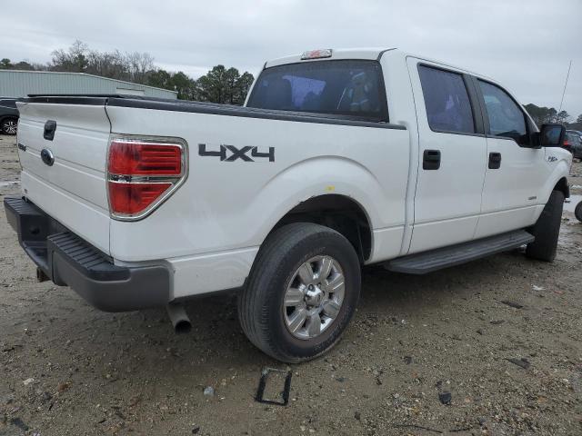 1FTFW1ET4DKD34835 - 2013 FORD F150 SUPERCREW WHITE photo 3