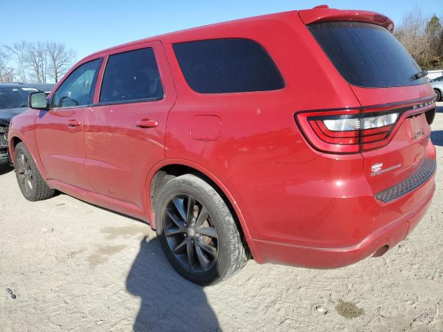 1C4RDHDGXHC823675 - 2017 DODGE DURANGO GT RED photo 2