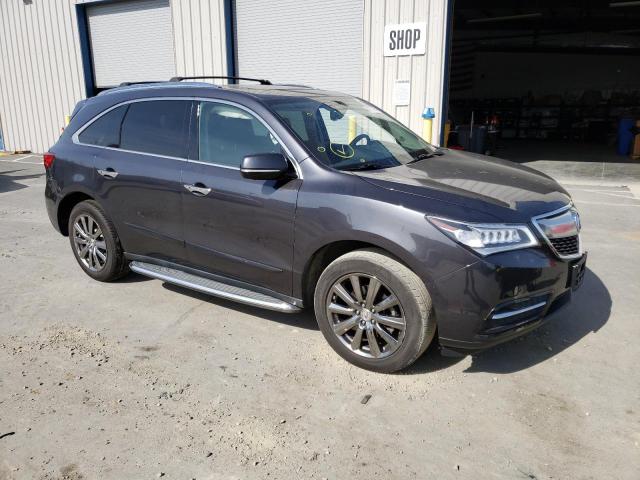 5FRYD3H62GB015501 - 2016 ACURA MDX TECHNO CHARCOAL photo 4