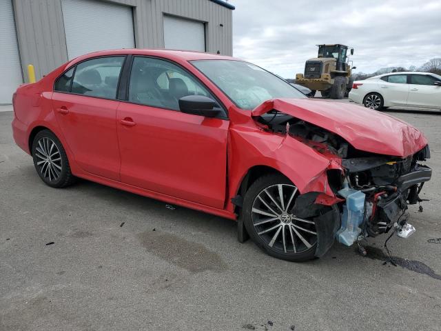 3VWD17AJ3FM215759 - 2015 VOLKSWAGEN JETTA SE RED photo 4