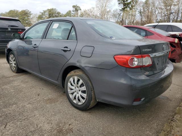 2T1BU4EE8DC962468 - 2013 TOYOTA COROLLA BA GRAY photo 2