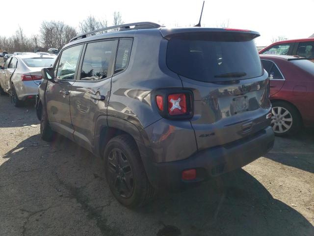 ZACNJBAB2KPK93327 - 2019 JEEP RENEGADE SPORT Մոխրագույն լուսանկար 2