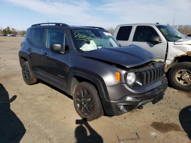 ZACNJBAB2KPK93327 - 2019 JEEP RENEGADE SPORT Մոխրագույն լուսանկար 4