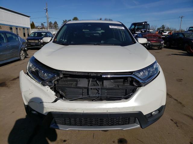 2HKRW2H89JH657296 - 2018 HONDA CR-V EXL WHITE photo 5