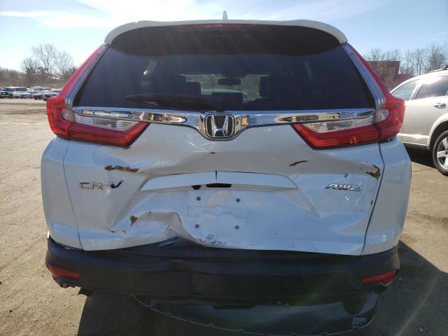 2HKRW2H89JH657296 - 2018 HONDA CR-V EXL WHITE photo 6