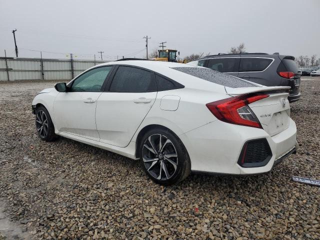 2HGFC1E55JH706973 - 2018 HONDA CIVIC SI WHITE photo 2