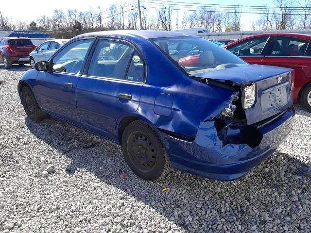 2HGES16365H574758 - 2005 HONDA CIVIC DX VP Mavi foto 2