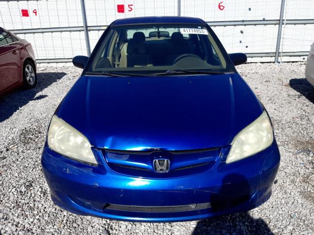 2HGES16365H574758 - 2005 HONDA CIVIC DX VP BLUE photo 5