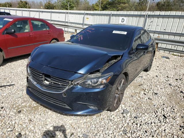 JM1GL1X54H1118409 - 2017 MAZDA 6 GRAND TOURING BLUE photo 1