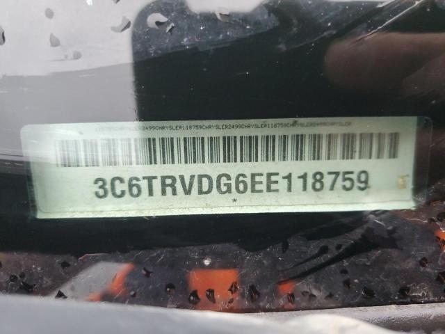 3C6TRVDG6EE118759 - 2014 RAM PROMASTER 2500 HIGH WHITE photo 13